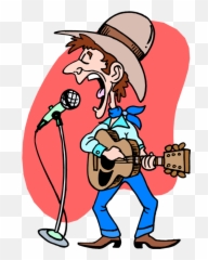 Country Music Clipart Free Images - Country Music Clipart Emoji,Singing Emoji Clipart