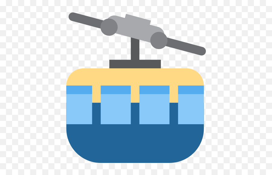 Mountain Cableway Emoji - Emoji,Blue Heart Emoji