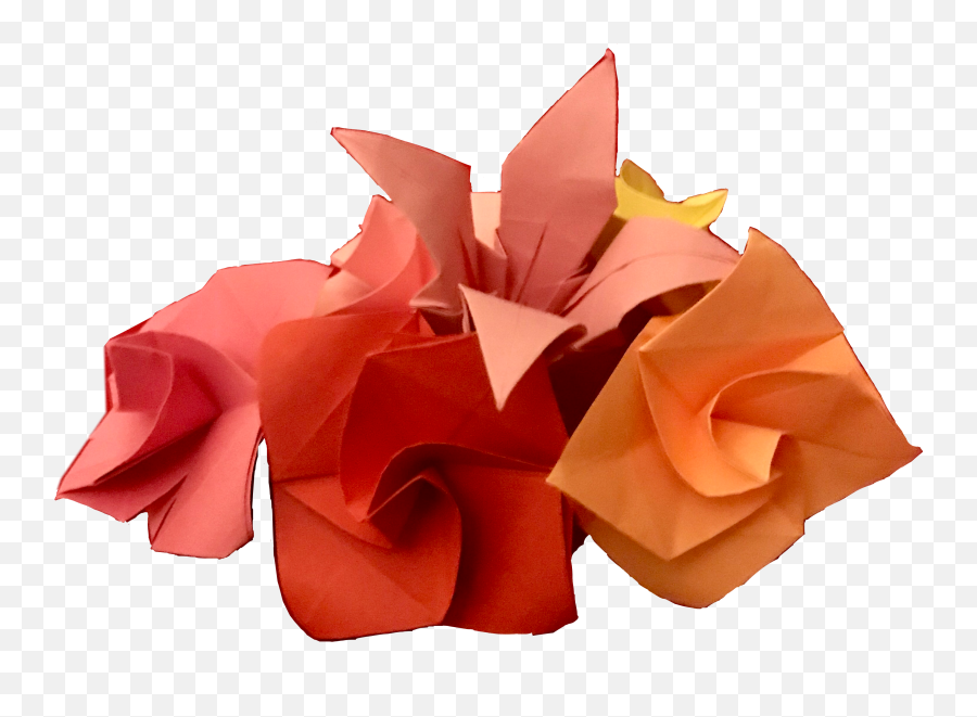 Origami Origamiflower Flower Sticker - Origami Emoji,Origami Emoji