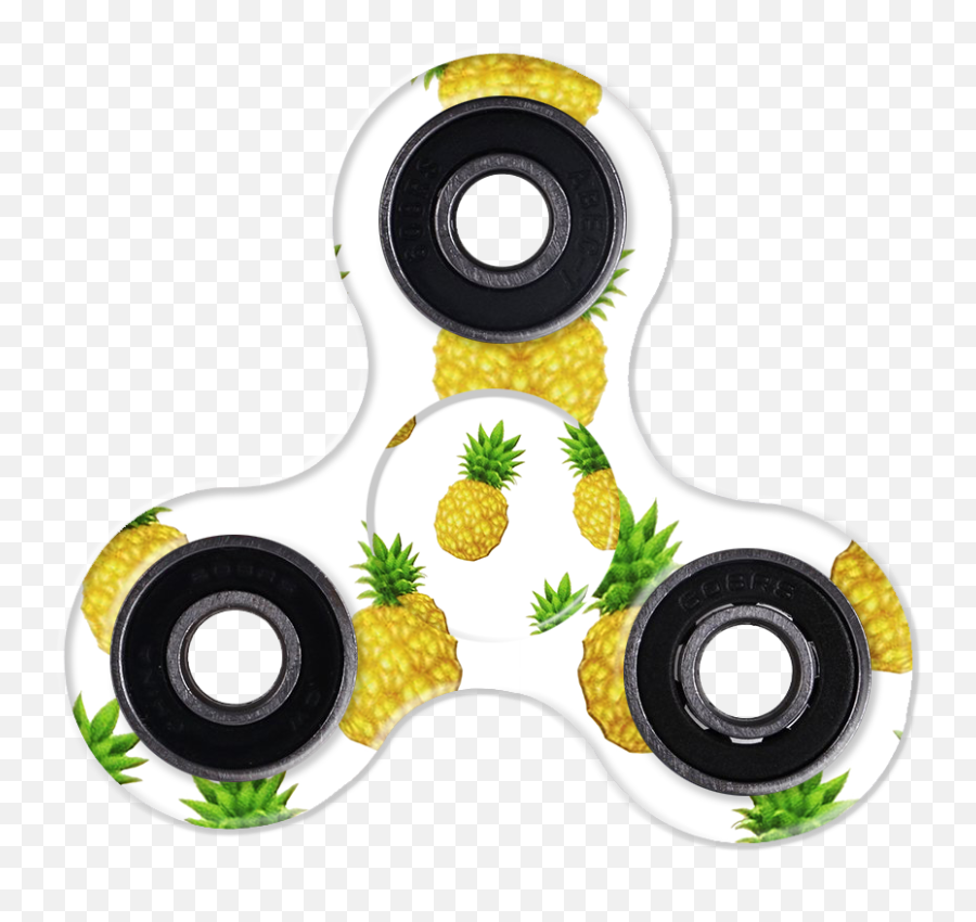 Pineapple Emoji Flag Led Tri - Spinner Fidget Toy Edc Hand Spinner Autism And Adhd Stress Relieve Relief Focus Toys Fidget Spinner Finger Chux,Pineapple Emoji
