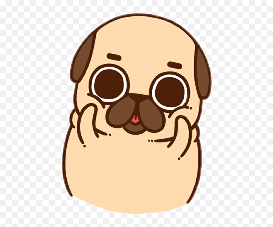 Clipart Dog Pug Clipart Dog Pug Transparent Free For - Kawaii Pug Emoji,Pug Emojis