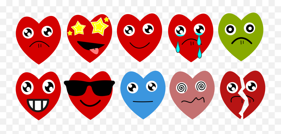 Clipart Sunglasses Red Heart Clipart Sunglasses Red Heart - Free Heart Emoji Clipart,Red Heart Emoji