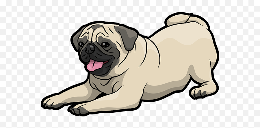 Ipugmoji - Transparent Pug Clip Art Emoji,Pug Emoticons For Iphone