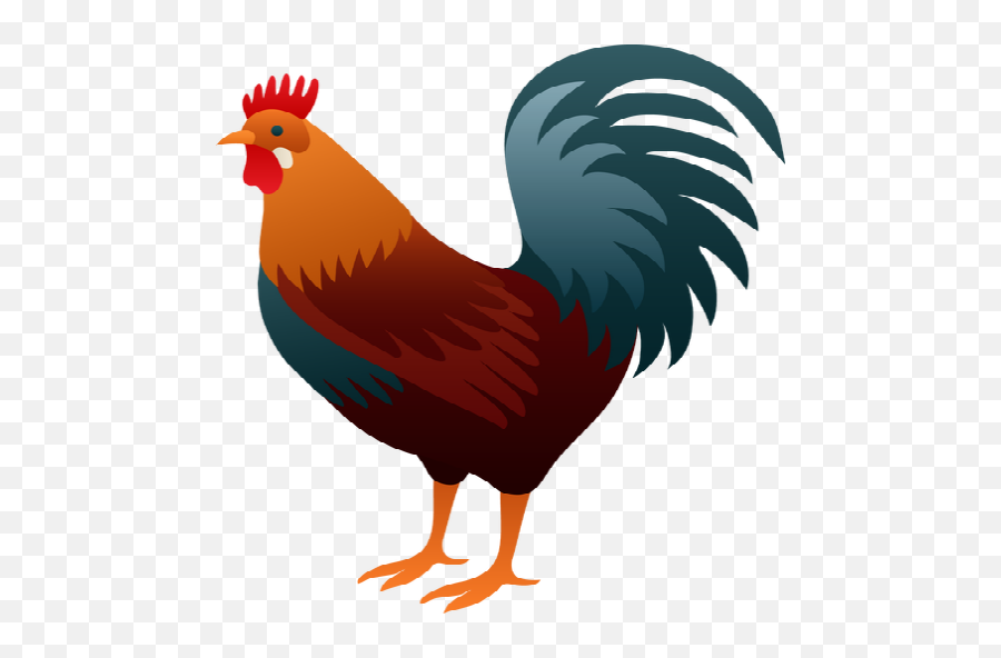 Rhode Island Red Rooster Stock - Rooster Clipart Emoji,Chinese Rooster Emojis
