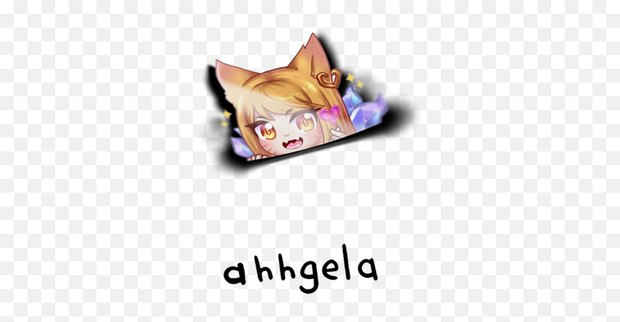 Video Game Peeking Stickers - Dark Magician Girl Peeker Emoji,Ahri Emoticon