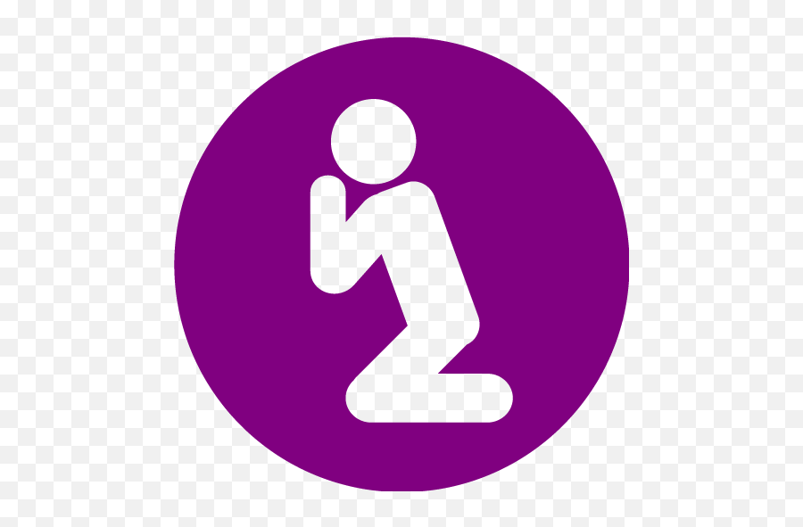 Purple Praying Icon - London Underground Emoji,Prayers Text Emoticon