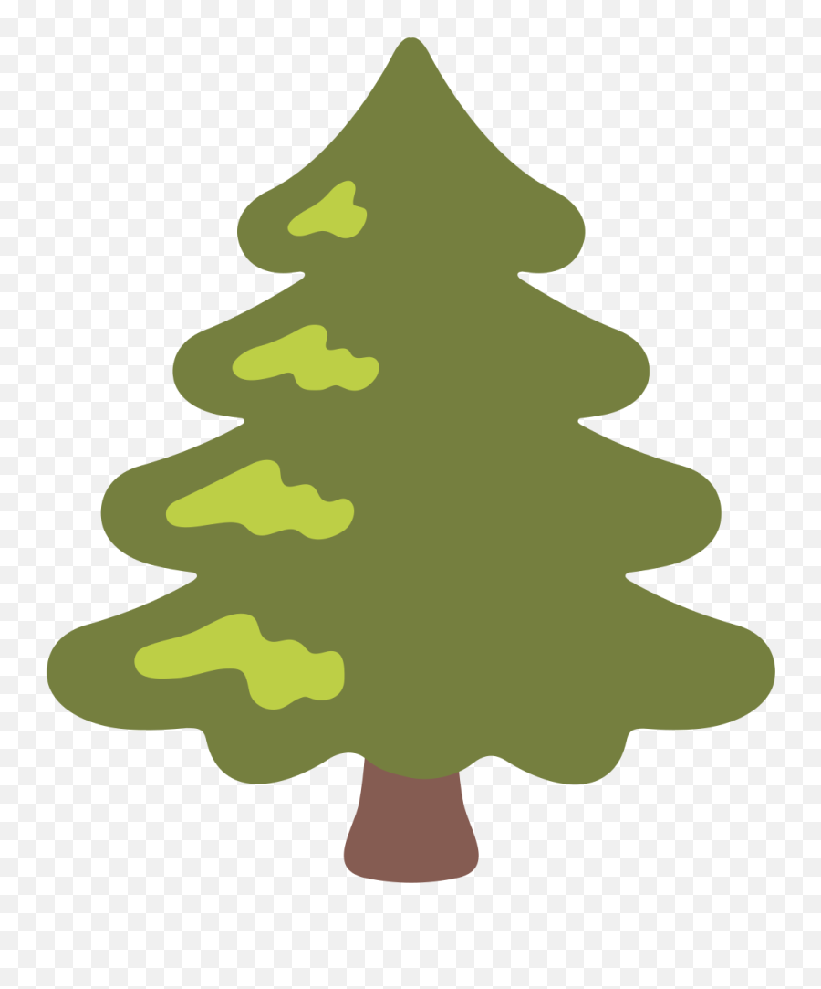 Evergreen Tree Emoji - Department Of Botany,Christmas Tree Emoji