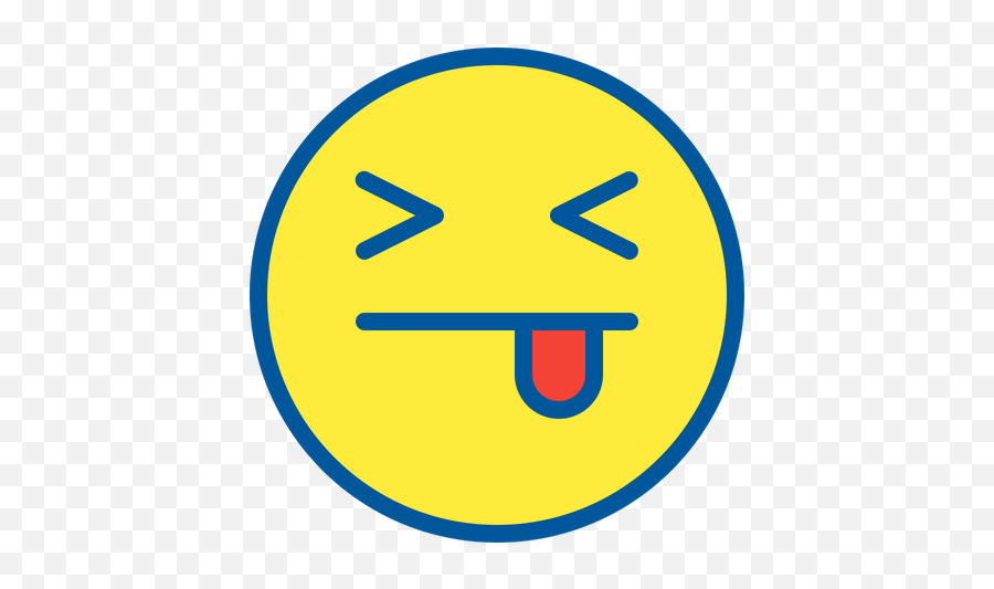 Tongue Emoji Icon Of Colored Outline Style - Available In Dot,Boxer Emoji