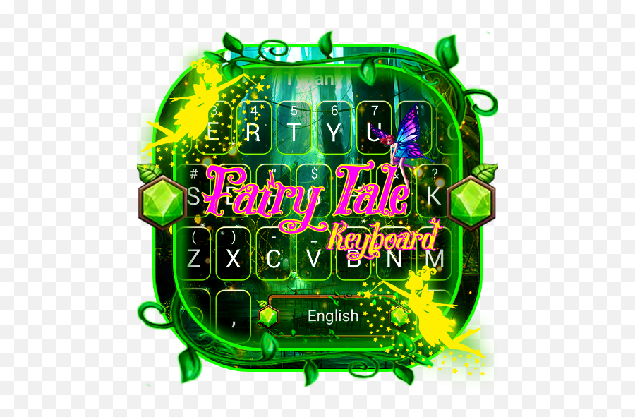 Fairy Tale Fireflies Keyboard Theme U2013 Google Play - Language Emoji,Fairytale In Emojis