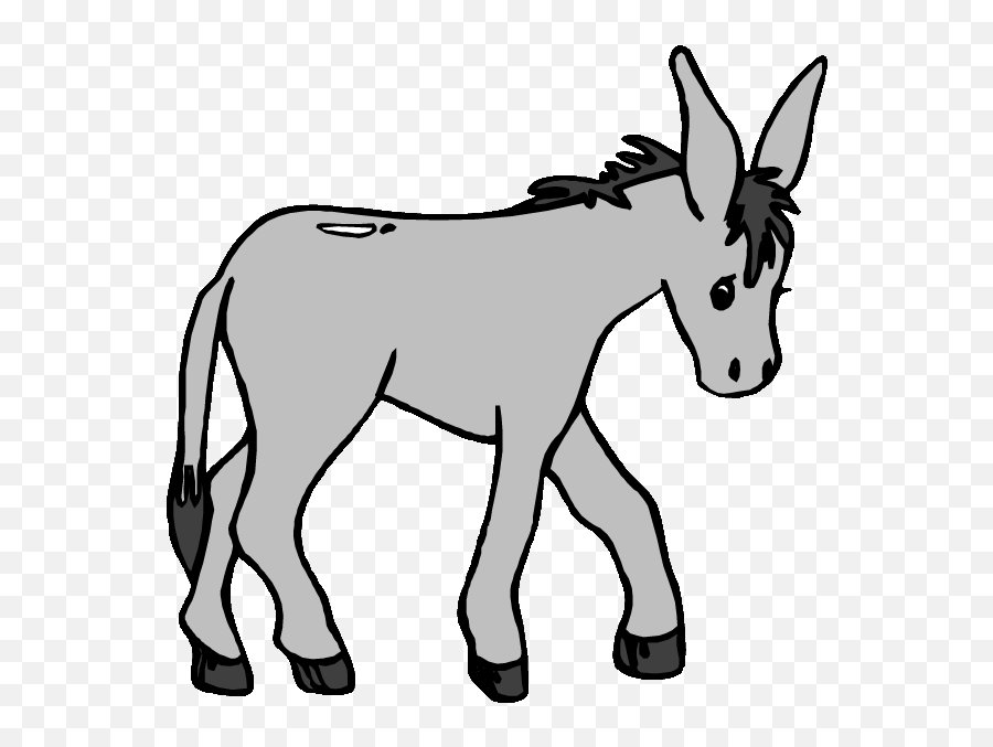 Pinkcherries22 On Scratch - Donkey Clipart Black And White Emoji,Mule Emoji