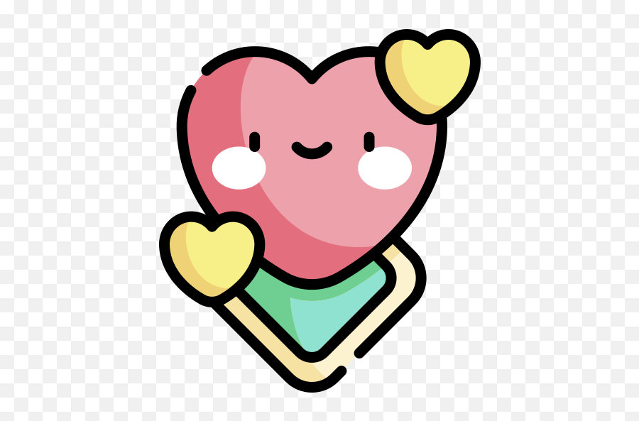 Heart - Free Communications Icons Happy Emoji,Rainbow Heart Emoji Copy And Paste