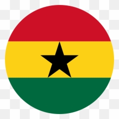 Flag Of Ghana Flag Download - Ghana Flag Circle Png Emoji,Pakistan Flag Emoji