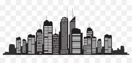 Download Building City Silhouette - Silhouette City Building Png Emoji,Cities Skylines Emoticons