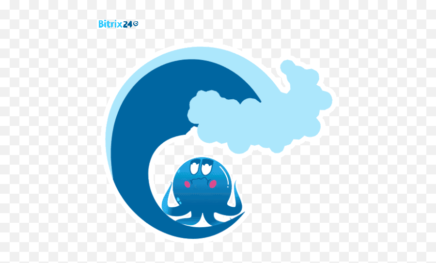 Bitrix24 Octopus Sticker - Bitrix24 Octopus Bitrix24office Emoji,Time Is Ticking Emoji