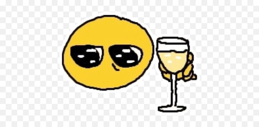 Telegram Stickers - Emoji Holding Wine Glass Meme,New Facebook Emoticons Wine