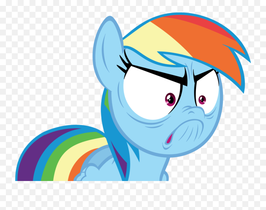 Is Anybody Else Tired Of The Whole Villains Reforming - Rainbow Dash Mad Face Emoji,Best Discord Emojis Goku