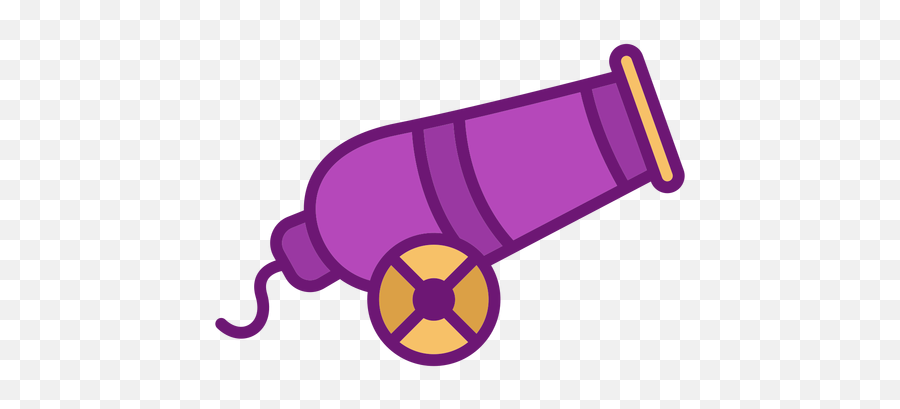 Icon Cannon Colored Transparent Png - Cylinder Emoji,Cannon Firing Emojis