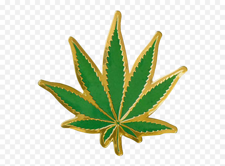Hemp Leaf Metal Sticker - Language Emoji,Marijuana Leaf Emoji