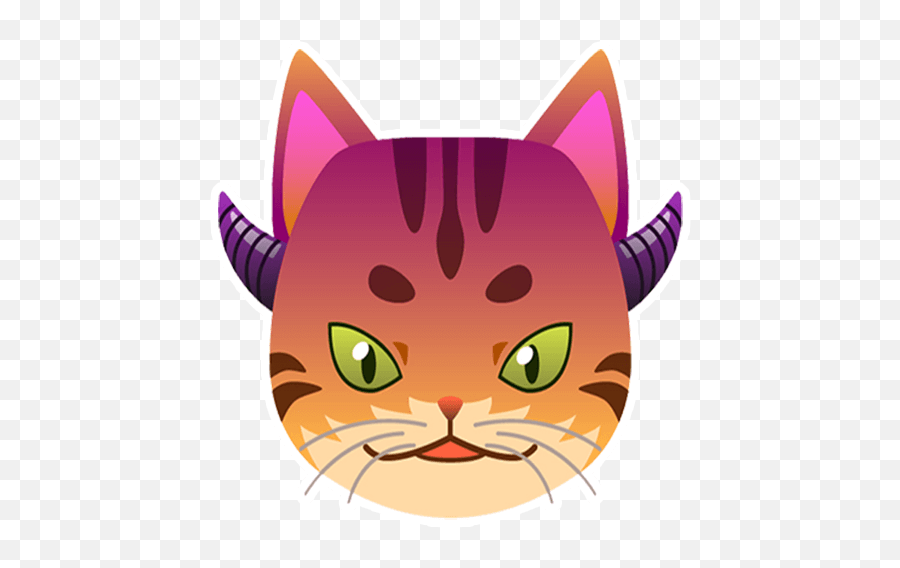 Cat Pack 1 By Marcossoft - Sticker Maker For Whatsapp Emoji,A Huge Emoji Wallpaper Sticker