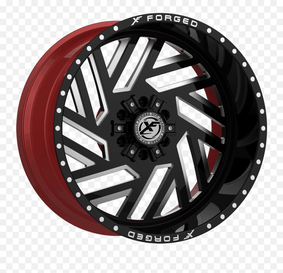 Xf Offroad Forged Xfx - 304 Gloss Black And Milled With Red Emoji,Work Emotion Cr Kai 18x10.5