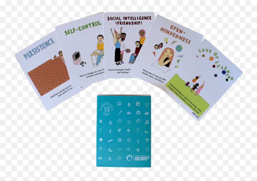 Strengths Via Cards - Dot Emoji,Emotions Cards