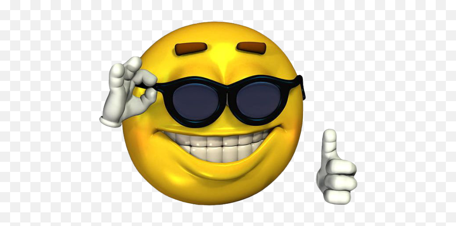 Cursed Emoji Whatsapp Stickers - Sunglasses Thumbs Up,Cursed Laughing Emoji