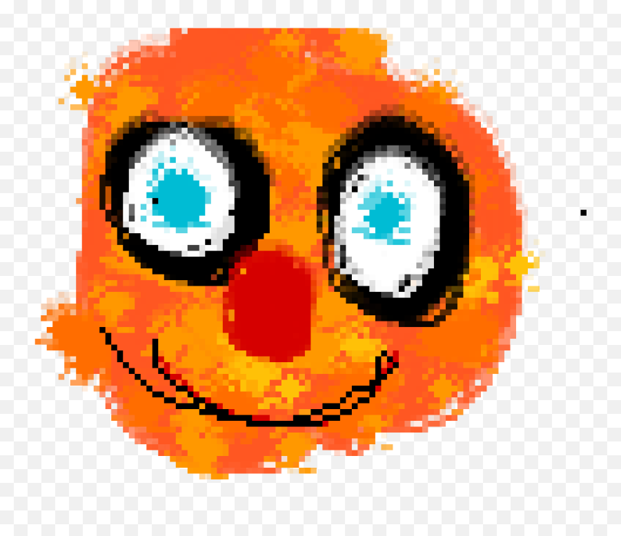 Pixilart - A Cheese Puff With A Face By Crybabyuwu Emoji,Cheesing Emoticon