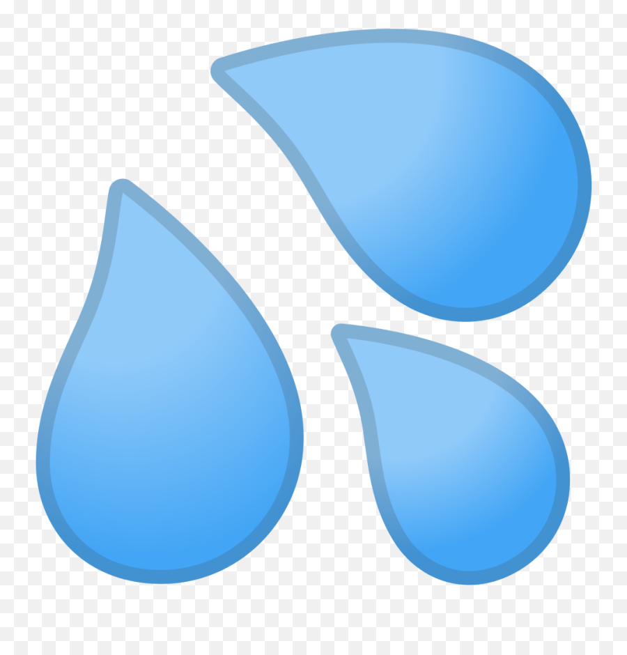 Sweat Droplets Emoji - Sweat Icon,Sweating Emoji