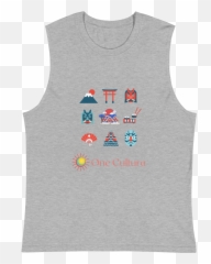 Japan Emoji Muscle Shirt U2013 One Cultura,Japaense Emoji