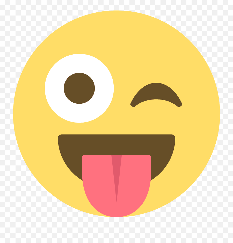 Winking Face With Tongue Emoji Clipart Free Download - Stuck Out Tongue Winking Eye Emoji,Emoji 58