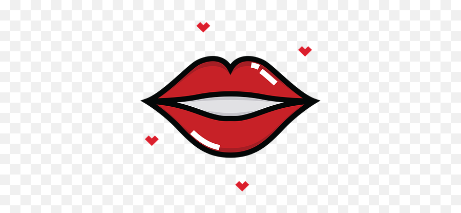 Free Red Lips Lips Illustrations - For Women Emoji,Woman Lipstick Dress Emoji