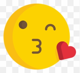 Face Blowing A Kiss Emoji Icon Of Flat - Happy,Blowing Kisses Emoji