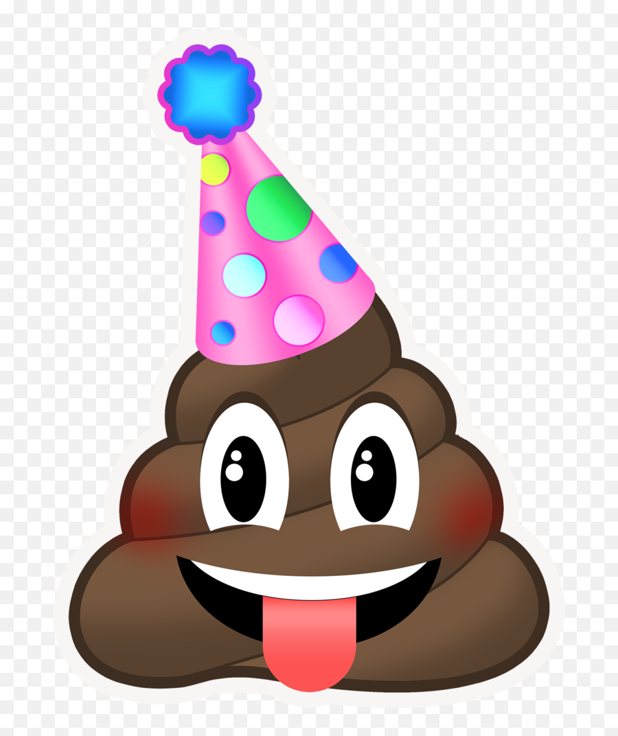 Free Transparent Pile Of Poo Emoji Png - Happy Birthday Poop Emoji,Birthday Emojis