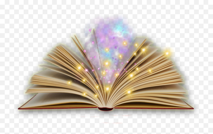 Clipart Books Magic Clipart Books - Magical Open Book Png Emoji,Magic Emoticon