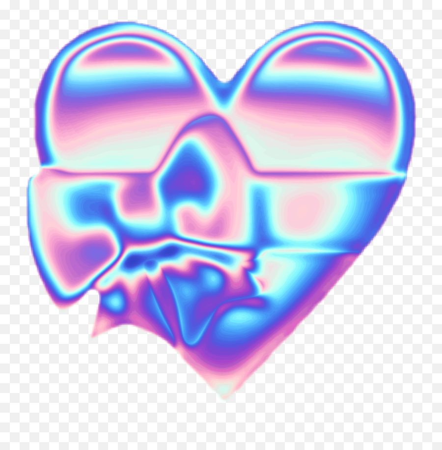Holo Holographic Iridescent Sticker - Girly Emoji,Emoji Bow Symbol