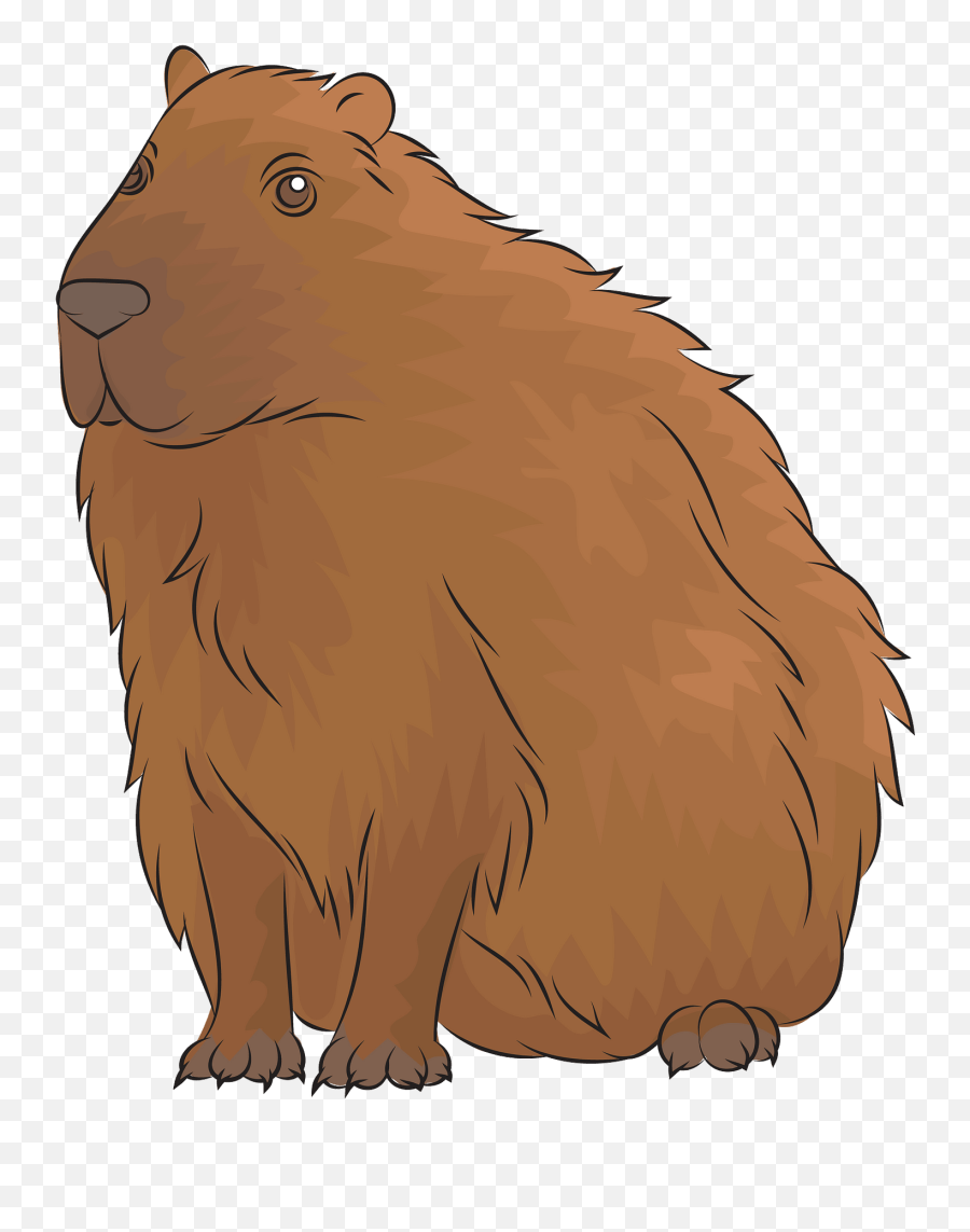 Kapybara Clipart - Kuva Lataa Ilmaiseksi Creazilla Groundhog Day Emoji,Capybara Emoji