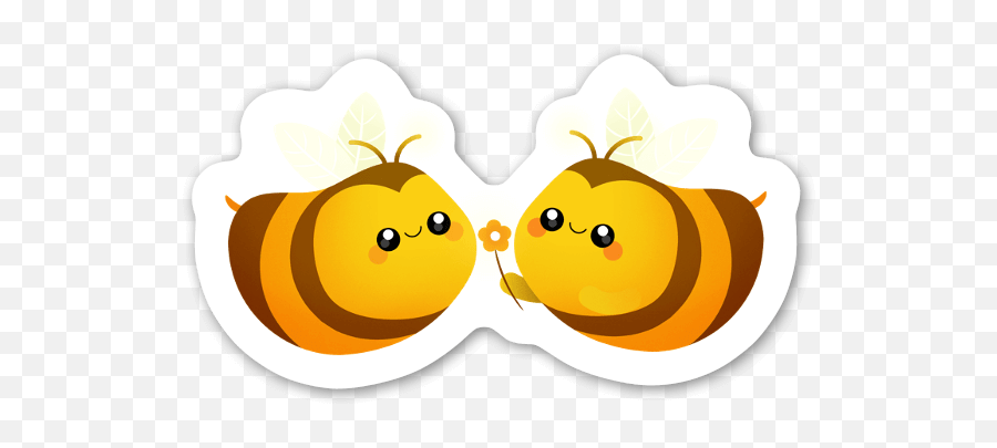 Bee - Stickerapp Happy Emoji,Bees Emoticon