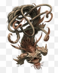 Monsters K - Kraken Dungeons And Dragons Emoji,Creatures With No Emotions And Hear