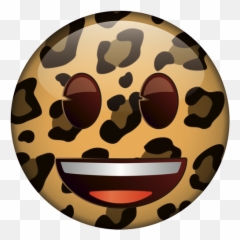 Emoji U2013 The Official Brand Face With Leopard Print Fitz 0 - Leopard Print Emoji,Print Emoji