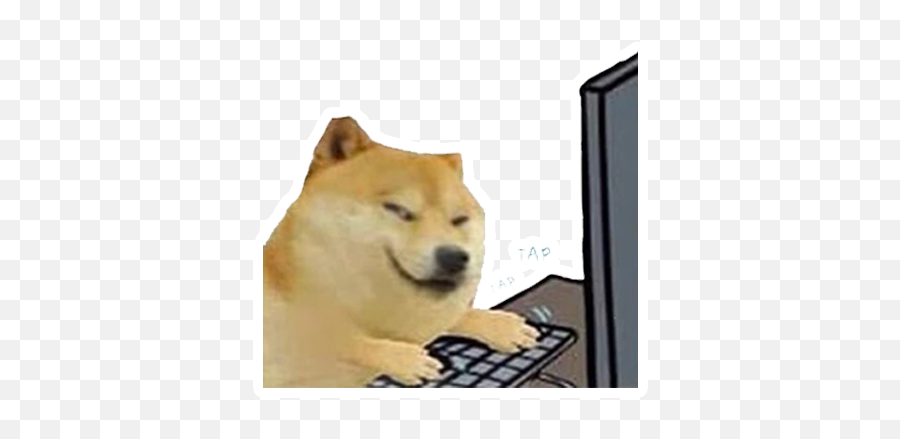 The Doge Stickers By Robert Pinl - Doge Meme Template Emoji,Doge Emoticons