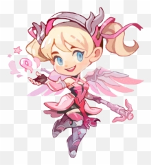 The Most Edited Blizard Picsart - Pink Mercy Transparent Emoji,Overwatch Emoji Hammond