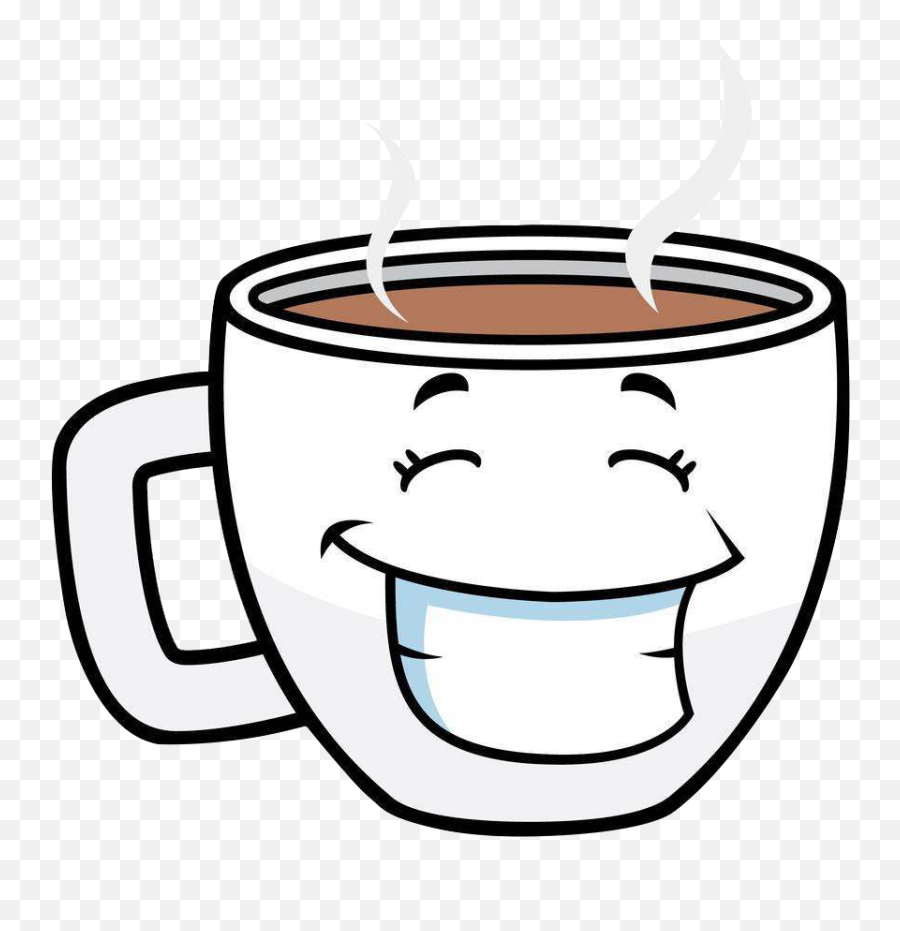 Tea Cafe Cartoon Mug - Coffee Mug Cartoon Clipart Full Cartoon Transparent Background Cup Clipart Emoji,Coffee Pot Emoticon