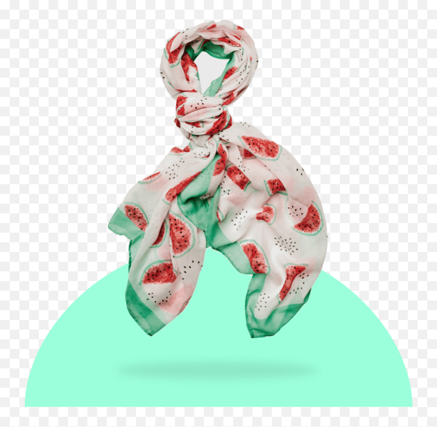 Watermelon Scarf - Stole Emoji,Slytherin Control Emotions