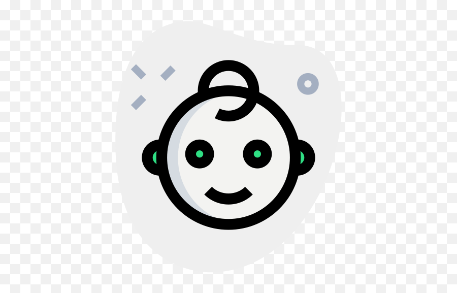 Happy - Dot Emoji,Emoticons For Messanger