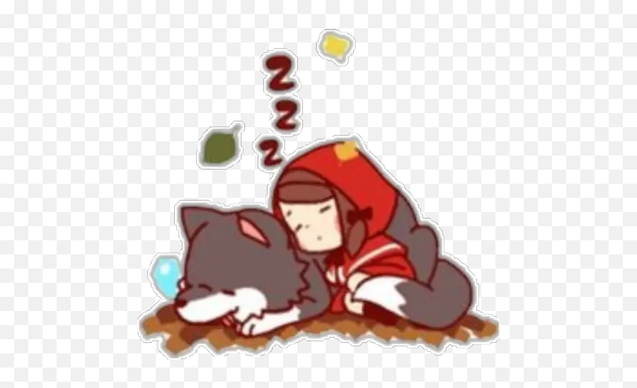 Little Red Riding Hood Stickers For Whatsapp - Little Red Riding Hood Gif Emoji,Hood Emoji
