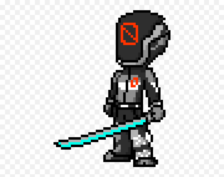 Pixel Art Gallery - Borderlands 2 Zer0 Pixel Art Emoji,Zer0 Borderlands Emoticon