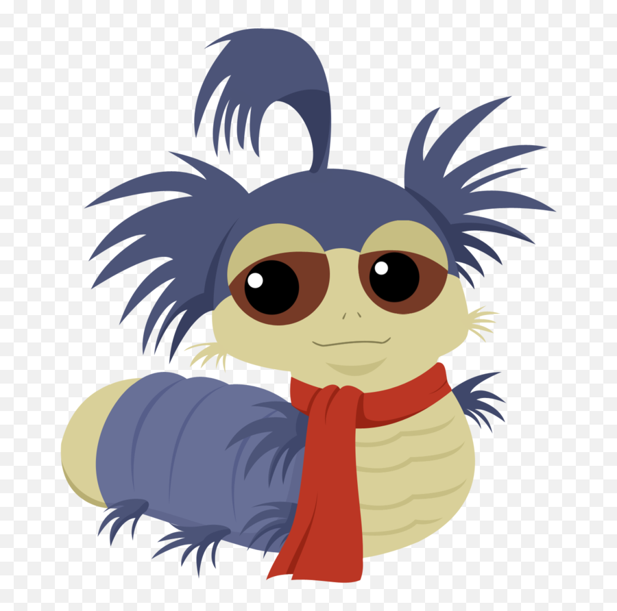 Download Worm By Chibitigre - Labyrinth Worm Cartoon Png Labyrinth Worm Clipart Emoji,Labrynrh In Emojis