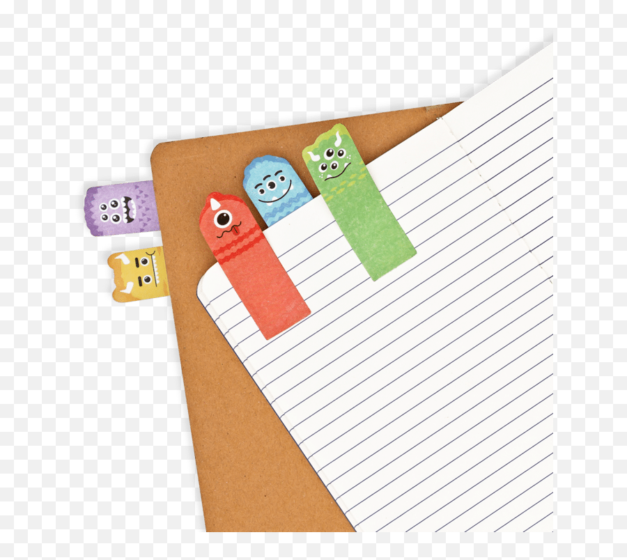 Note Pals Sticky Tabs - Monster Pals Emoji,How To Make Emoji Bookmark Out Of Sticky Notes