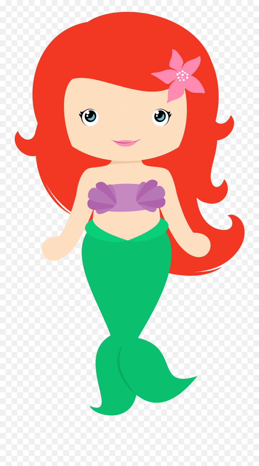 Display Da Sereia Para Decoração De Mesa - Cute Mermaid Clipart Emoji,Caixinhas Personalizadas Carinhas Emojis