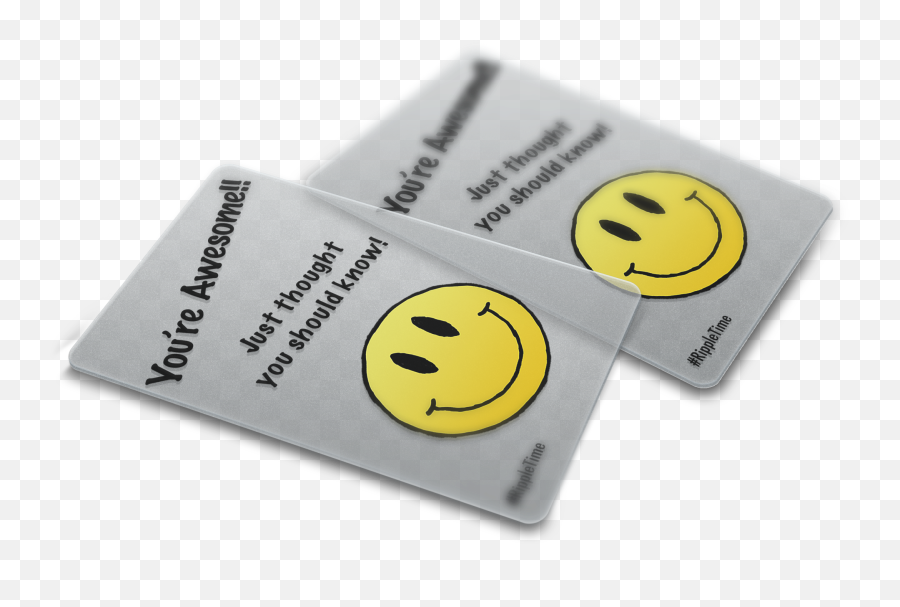 Delayed Pre - Order Youu0027re Awesome Ripple Cards Happy Emoji,Thought Emoticon